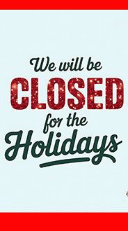 holiday closure